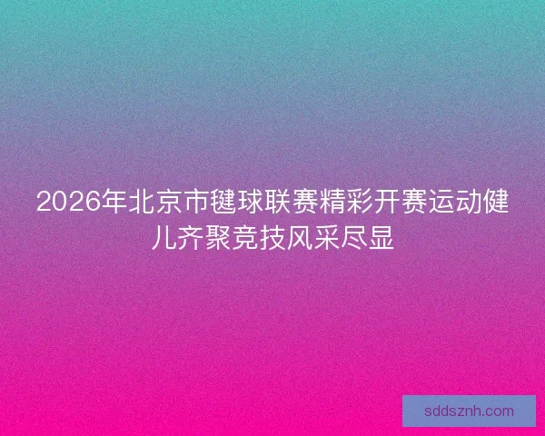 2026年北京市毽球联赛精彩开赛运动健儿齐聚竞技风采尽显